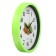 Wall clock, series: kitchen, "kiwi and strawberries", smooth move, d-28 cm