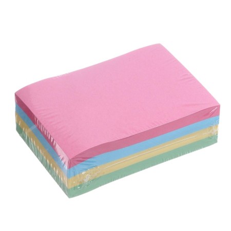 Block with a sticky edge of 51 mm x 76 mm, 250 sheets, pastel, 4 colors-2