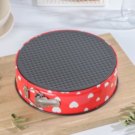 Baking uniform "Floreset", 24 × 6.5 cm, removable bottom, anti -stick coating, Mix drawing-4