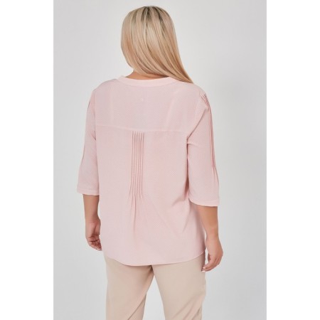 Female shirt, size 54, pink color-4