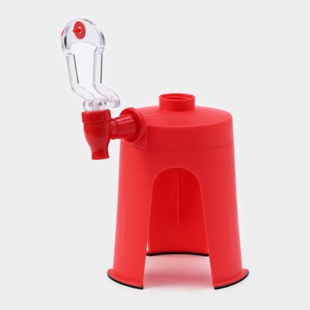 Dispenser for carbonated drinks, 16.5 × 12.5 × 16.5 cm, red color-1