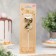 Candle for Cake "Almaz", number "2", gold with black