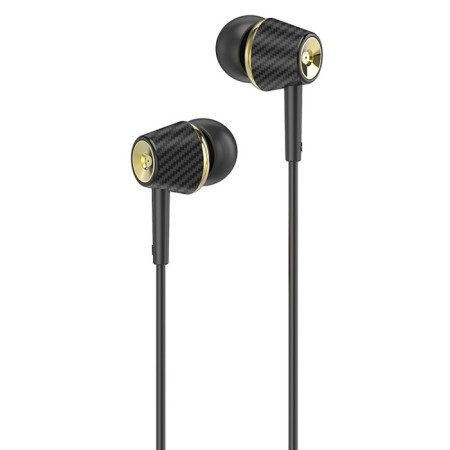 Hoco M70 headphones, wired, vacuum, microphone, jack 3.5 mm, 1.2 m, black-2