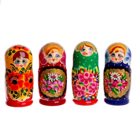 Matryoshka 5 in 1, painted, mix-13