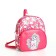 The backpack is unicorn, 20*8*23, lightning department, n/pocket, pink