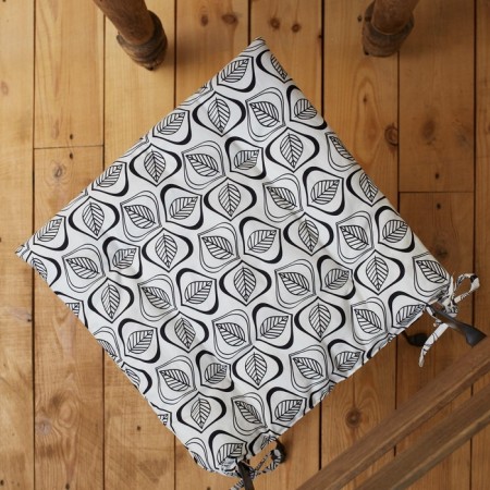 Siddle on the chair Ethel Leaves 42x42cm, 100% cotton, 190 g/m2-4