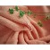 Tainted towel Peach, size 70x140 cm