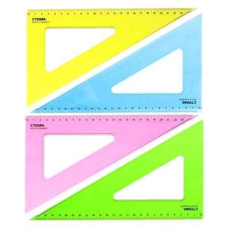 Triangle 23 cm "Istanm" Neon Cristal, 30 °, mix