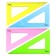 Triangle 23 cm "Istanm" Neon Cristal, 30 °, mix