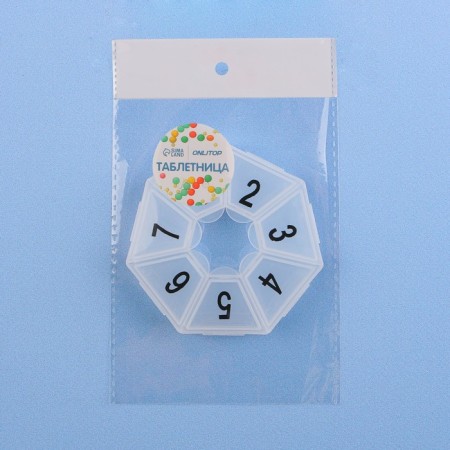 Tabert’s Tube "Figures", 7.5 × 7.5 × 1.7 cm, 7 sections, white color-4