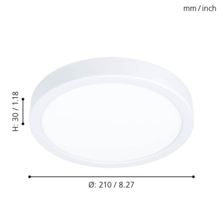 Fueva LED LED 17W 1800LM, 3000k-2