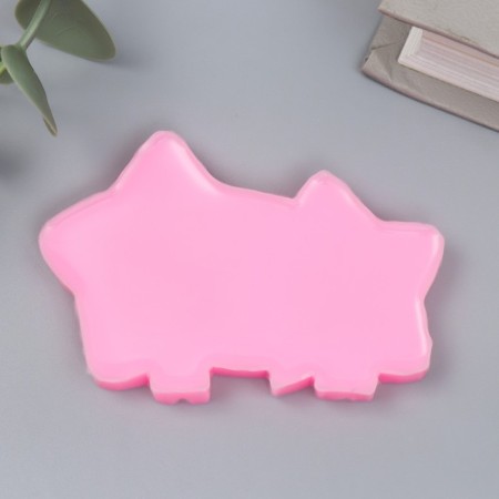 Mold Silicon "Two Stars" 2 items 7.5x5x1 cm-2