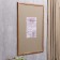 Photo frame pine С24 oak 50x70 cm (plastic screen)