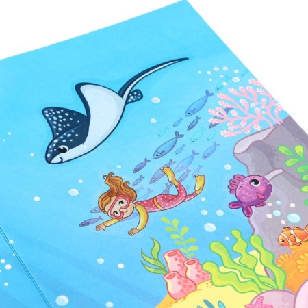 Reusable developing stickers "at sea"-5