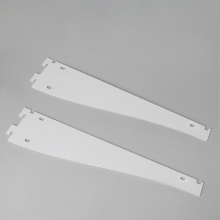 Crohstein register for rack, 40 cm, for a shelf with perforation, white color-6