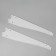 Crohstein register for rack, 40 cm, for a shelf with perforation, white color