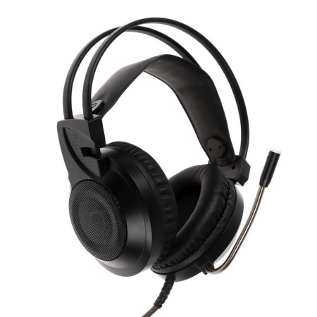 The headphones of Qumo Odin, game, microphone, 3.5+usb, 2.2m, backlight, black-1