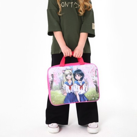A4 notebook folder on lightning textiles 70mm 350 x 270 “September 1: anime”-4