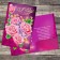 Postcard with a bouquet pocket for money, 19 x 29 cm