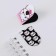Magnetic bookmarks on the substrate "Murch for you", 6 pcs