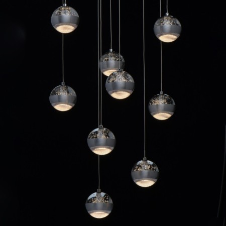 Chandelier "Capelia", size 50x295x50 cm, 54W 9xled IP 20-7