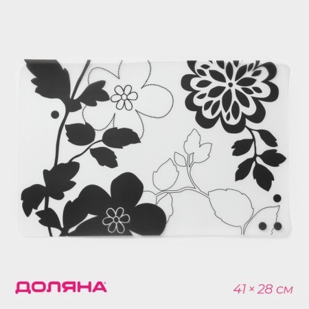 Serving napkin on the table "Flowers", 41 × 28 cm