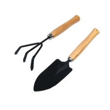 A set of garden tools, 2 items: looser, scoop, length 26 cm, wooden handles, Greengo