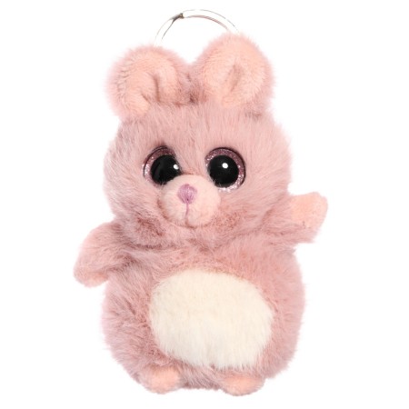 Soft toy "Bunny", pink color, 13 cm