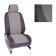 Auto-Chekhly for Volkswagen Polo, Sedan 40/60 2010, 2010-2018, dark gray, set