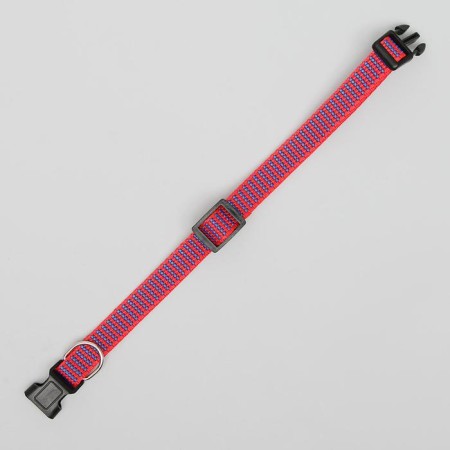 Rhyntheated collar, 40 x 1.5 cm, red-blue-6
