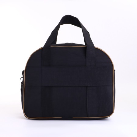 Small Small suitcase 20 "with a bag, a lightning department, with an extension, the color is black-10