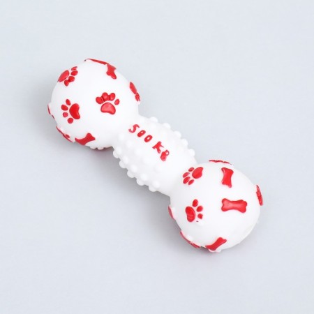 The food toy "New Year's dumbbell", 12.5 cm, white-1