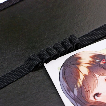 Labor folder A4, 325 x 230 x 25 mm, lightning around, hinged bar, plastic, PTR-1, calligrata "Anime Fine"-7