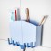 Holder for bathrooms and kitchen accessories on Velcro, 17 × 7 × 12 cm, color mix