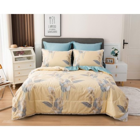 A set with a blanket "Bernadett No. 57", size 150x210 cm, 180x230 cm, 50x70 cm - 2 pcs
