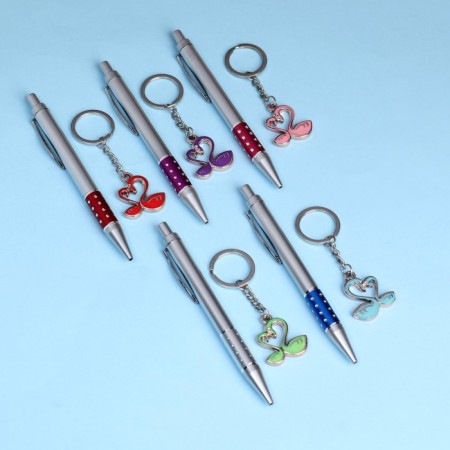 Gift set 2v1 (pen, keychain swans) mix-2