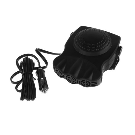 12V SkyWay heating venture in a cigarette lighter with a ceramic heating element, black, S02501004-3
