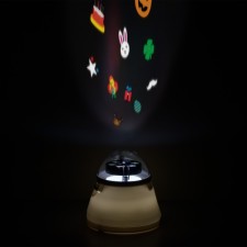 A desktop nightlight with a replaceable projection, 4W, white color