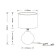 Decorative table lamp Arte Lamp Nusakan A5034LT-1WH, E14, 40 W, 18x18x30 cm, white