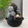 The desktop fountain from the network, the backlight "Little Khothei with cliffs at the rock" 16x16x19 cm