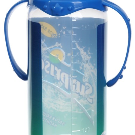 A bottle of feeding Surprise, classic throat, from 0 months, 250 ml., Cylinder, with handles-3