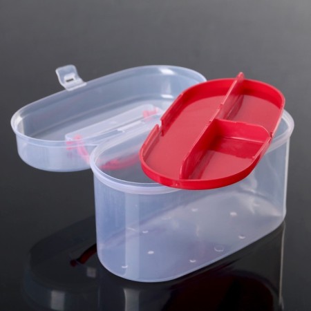Organizer for storage with an insert, 15 × 7.5 × 10 cm, color mix-10