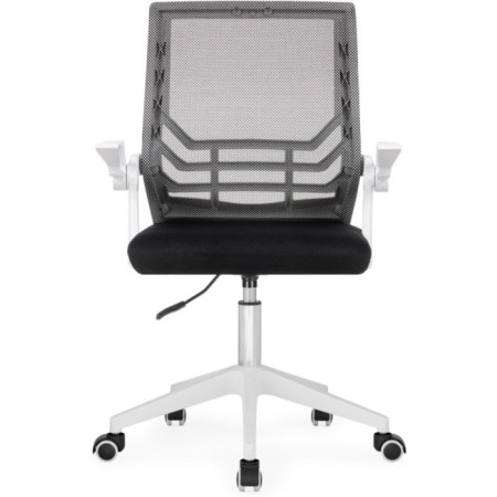 Computer chair Arrow fabric, white/black 62x62x96 cm-1