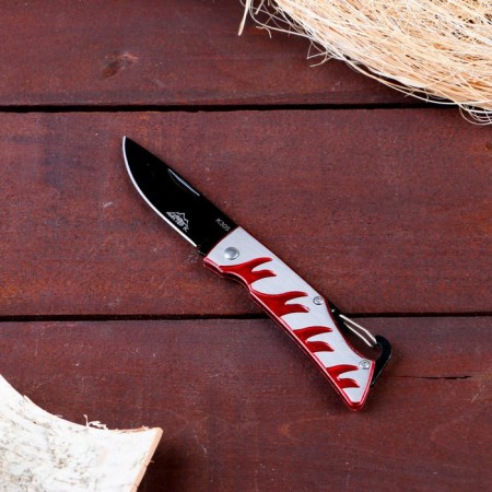Feathered "Fiery" blade 7cm, fastening-tole 16.5cm