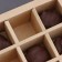 Folding box under 9 sweets, craft, 13.8 x 13.8 x 3.8 cm