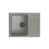 Granfest ECO-13, 620x480 mm Kitchen Washing Cilest, Gray Color