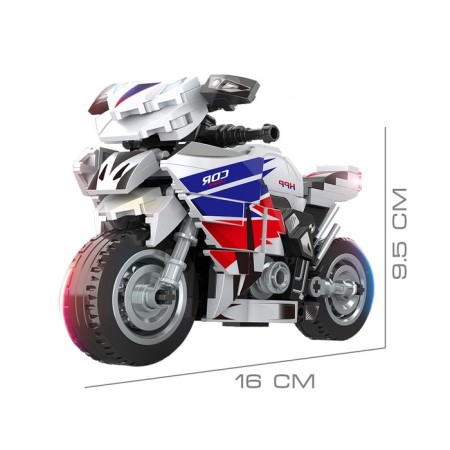 Constructor Motorcycle Motorcycle, 260 parts 6+-1