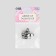 Tip is a flat cord, 0.6 × 10 mm, 10 pcs, silver color