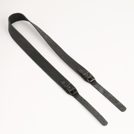 Linear belt, skin, black-2