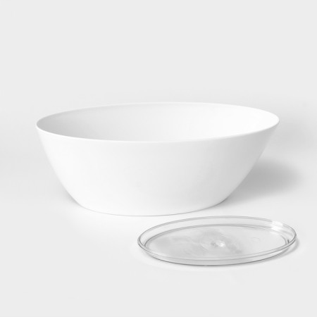 Pot with the Podon "Boat", 3 l, white color-1